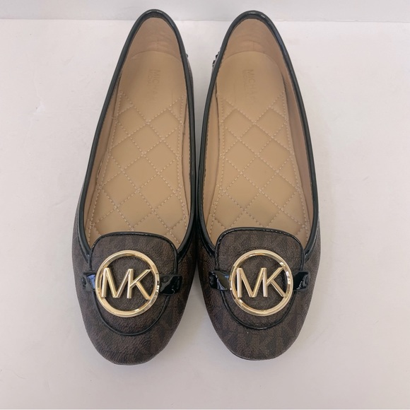 Michael Kors Lillie Logo Moccasin Flats 6.5 - Picture 8 of 11